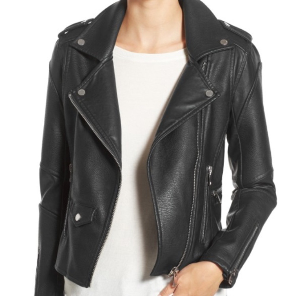 Blank NYC 'Easy Rider' faux leather Moto jacket